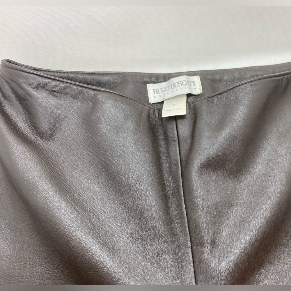 Hugo Buscati Vintage Leather Pants size 6P